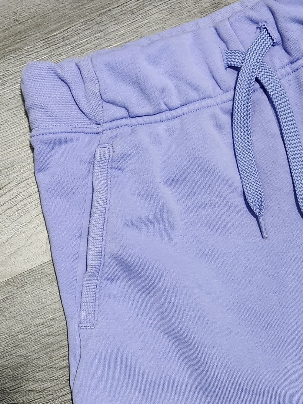 Nike Big Kids Girls French Terry Shorts Purple White Embroidered Swoosh Size M - Picture 4 of 11